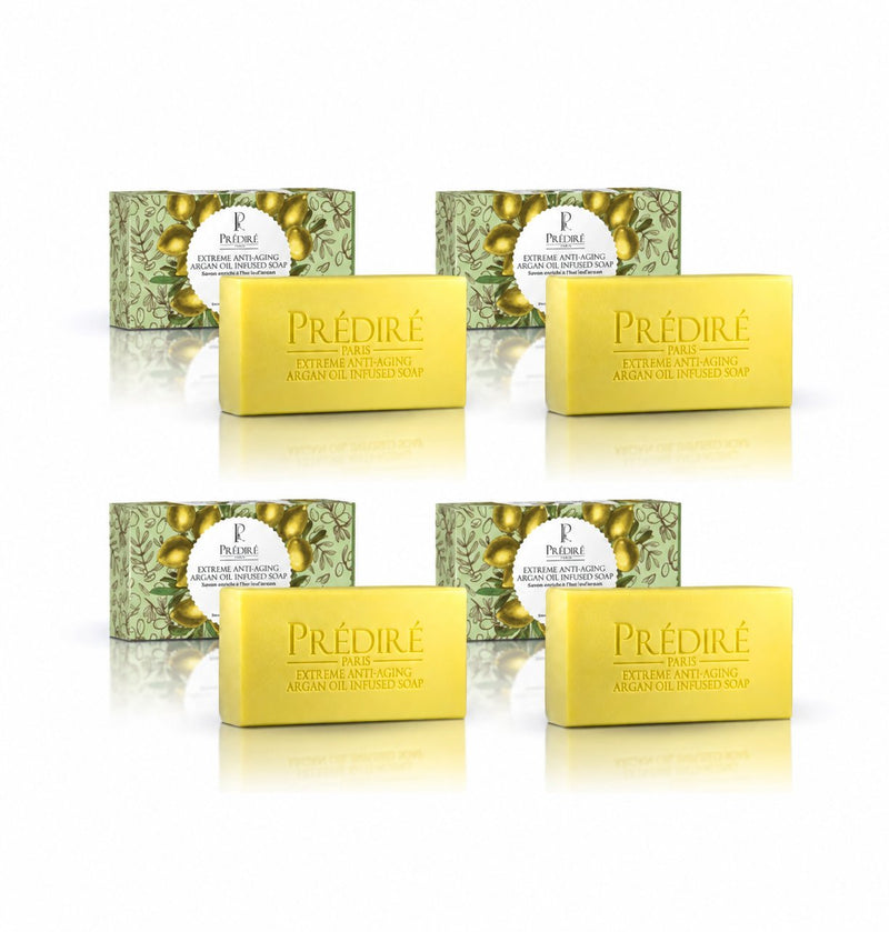 Extreme Anti-Aging Argan Oil Infused Soap | Extreme Hygiene Anti-Bacterial Soap - (4 Pack Bundle)